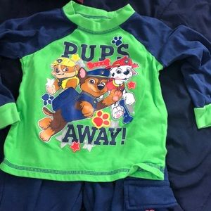 Toddler boy sweat outfit